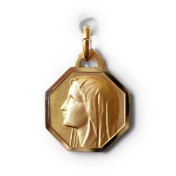 Médaille Vierge, modèle octogonal