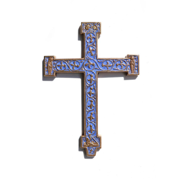 Grande Croix en Bronze émaillé